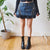 Vintage Denim Mini Skirt