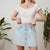 Denim mini skirt uk 10