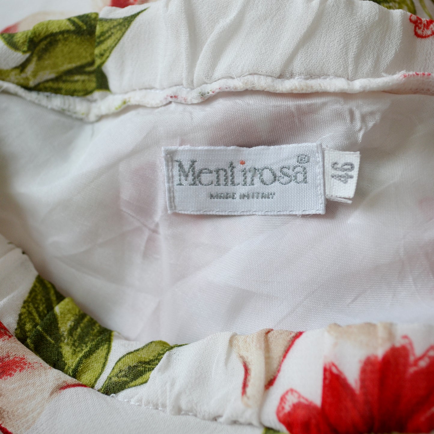 Vintage Floral Midi Skirt M