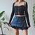 Vintage Denim Mini Skirt