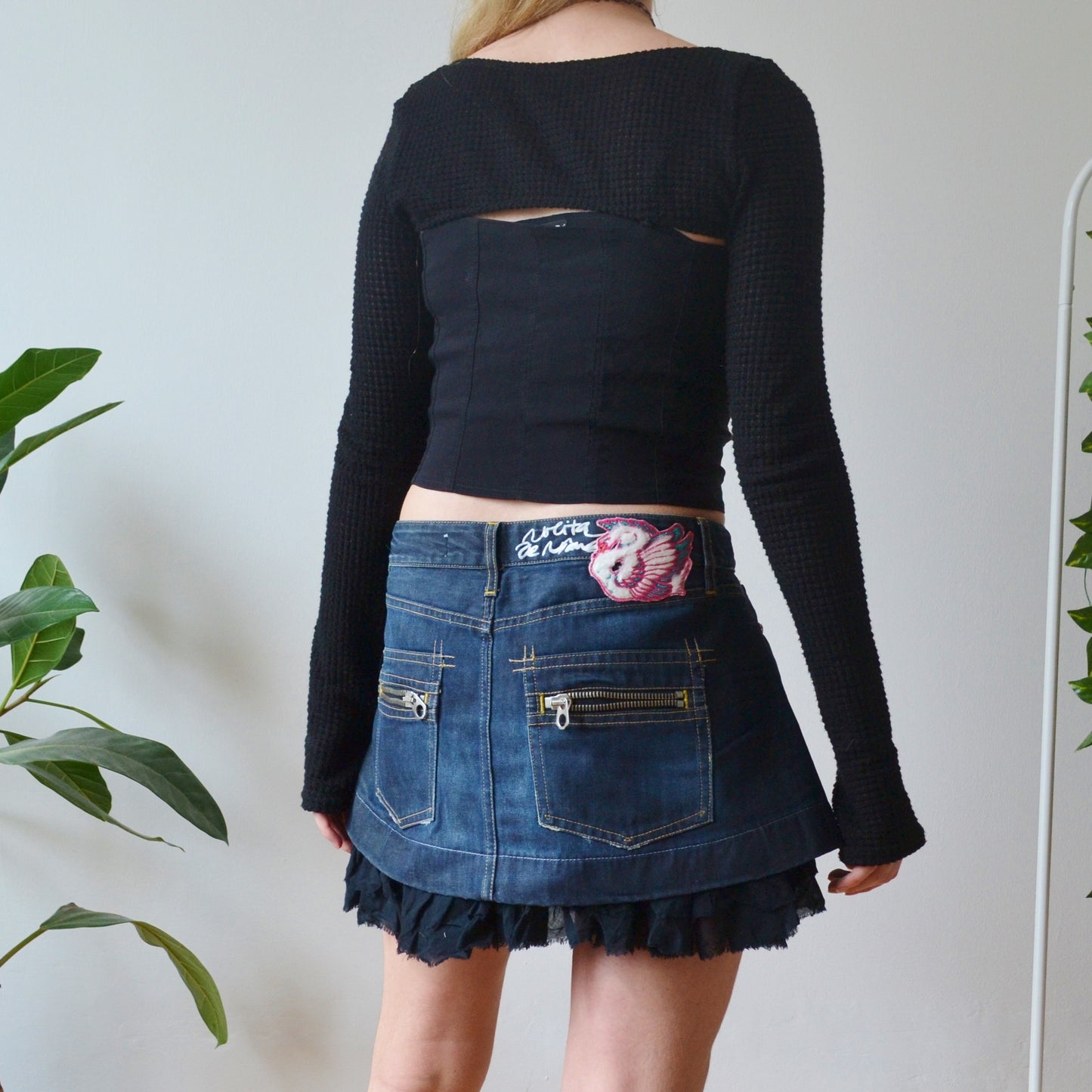 Vintage Denim Mini Skirt