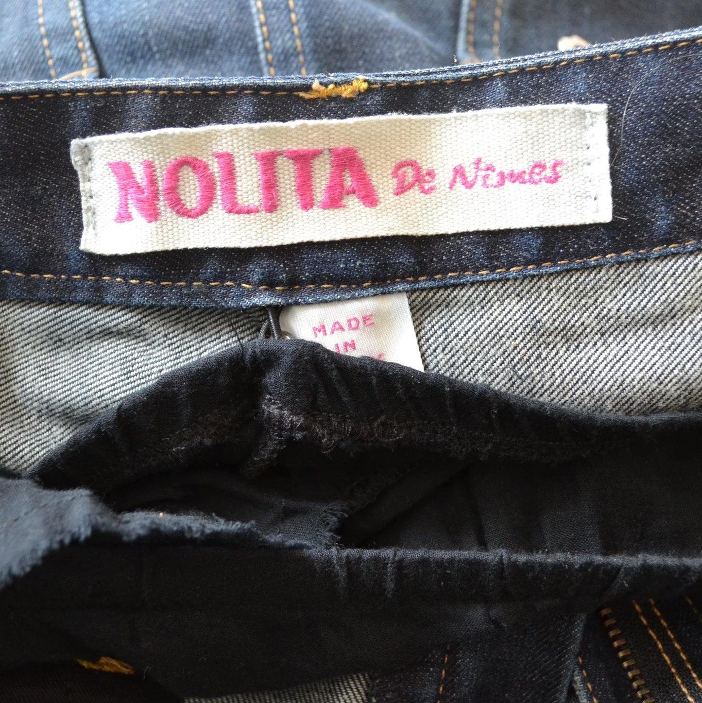 Vintage Denim Mini Skirt