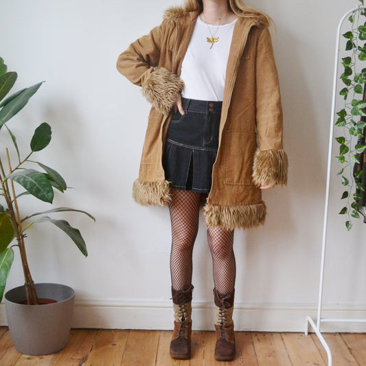 Hooded afghan coat 14