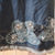 Vintage Embellished Denim Skirt L
