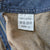 Vintage Embellished Denim Skirt L
