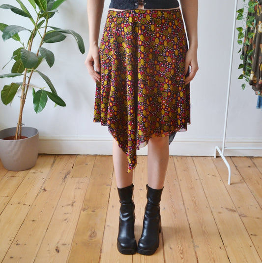Abstract Mesh Skirt M