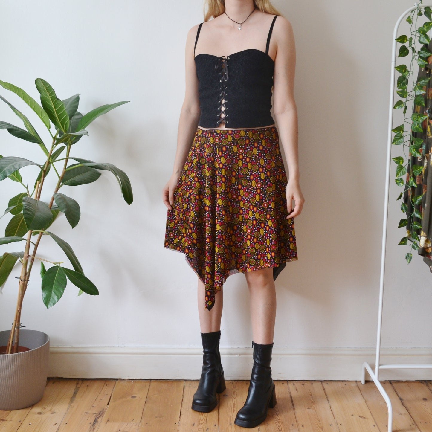 Abstract Mesh Skirt M