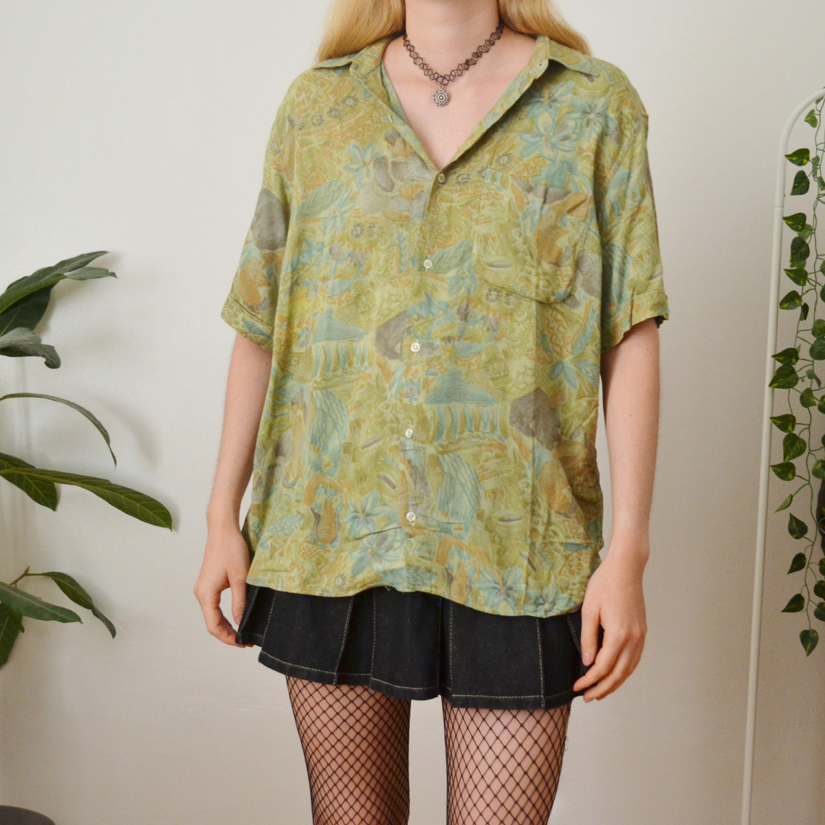 Vintage Green Shirt L