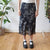 Vintage Black Midi Skirt M