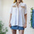 Beaded shirt M