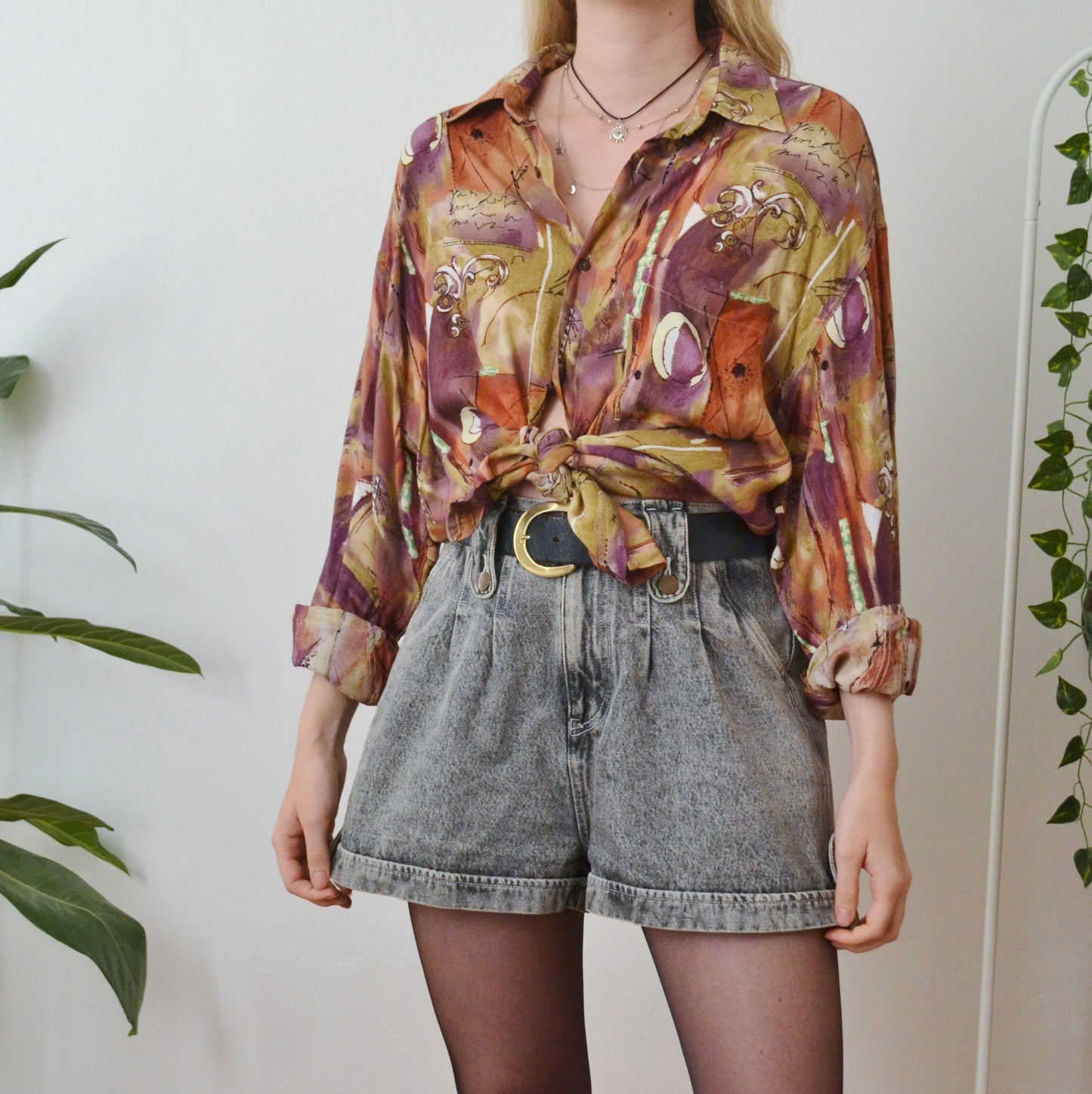 Ornate shirt L