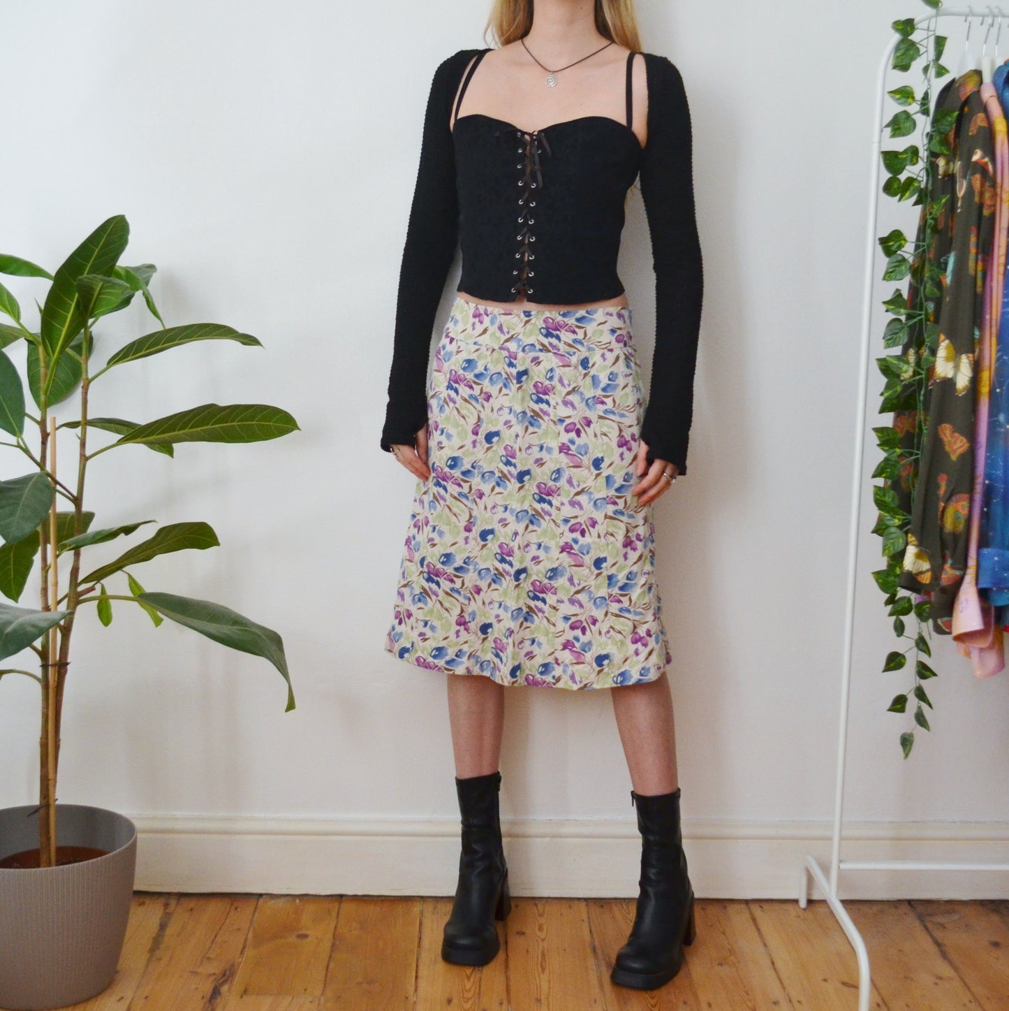 Floral skirt uk 12