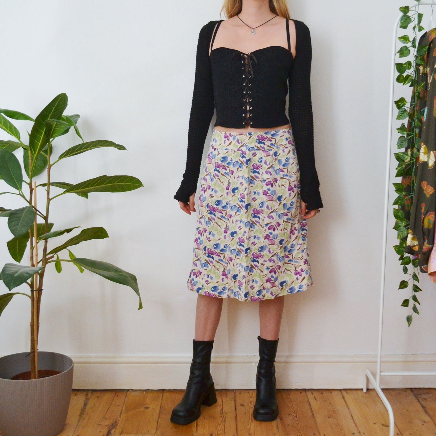 Floral skirt uk 12