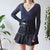 Vintage Navy Tie Up Cardi S