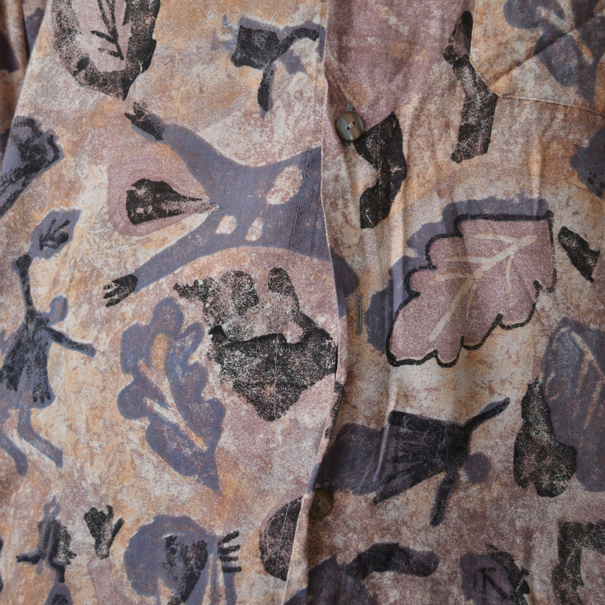 Vintage Abstract Shirt M