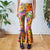 Vintage Floral Flare Trousers M