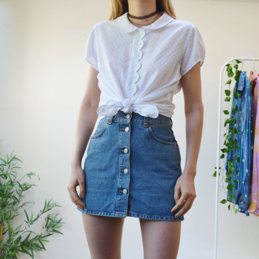 White blouse uk 16