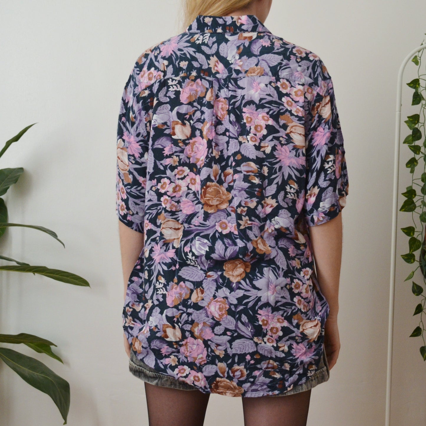 Floral shirt M
