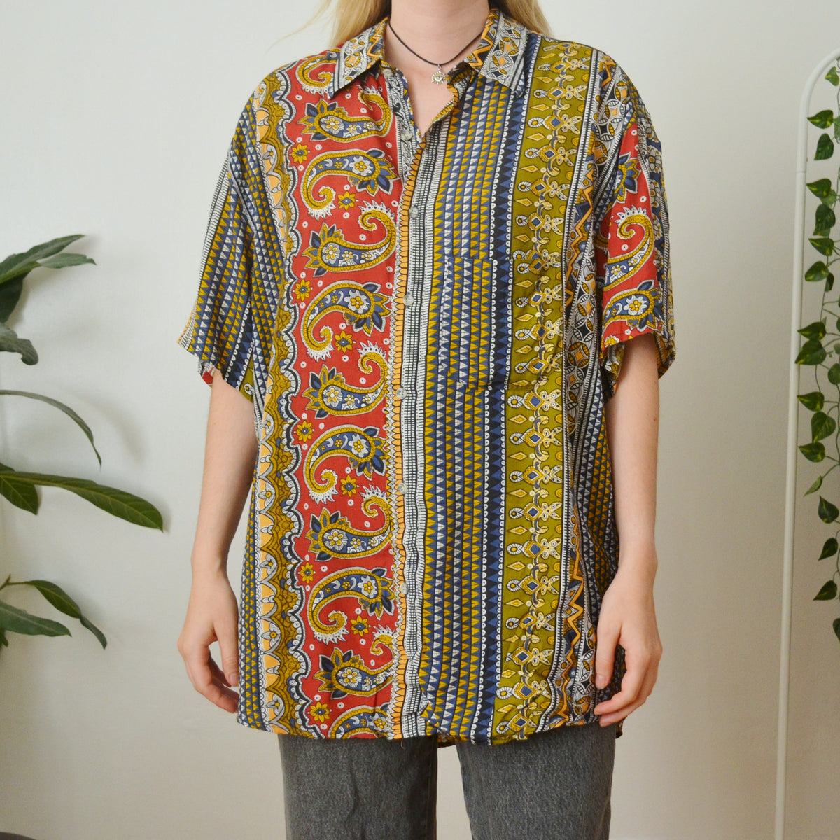Vintage Boho Shirt XL