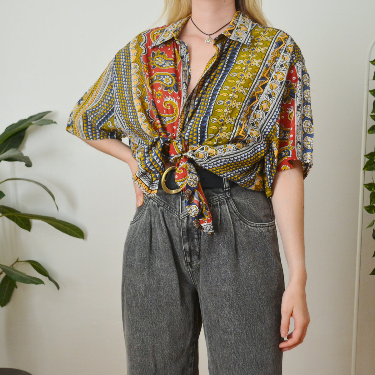 Vintage Boho Shirt XL