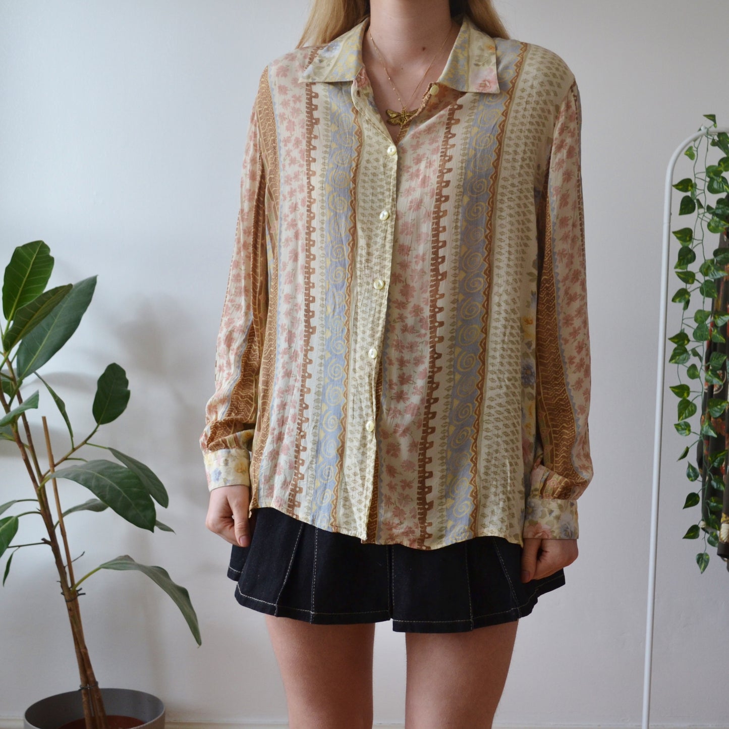 Vintage Pastel Blouse