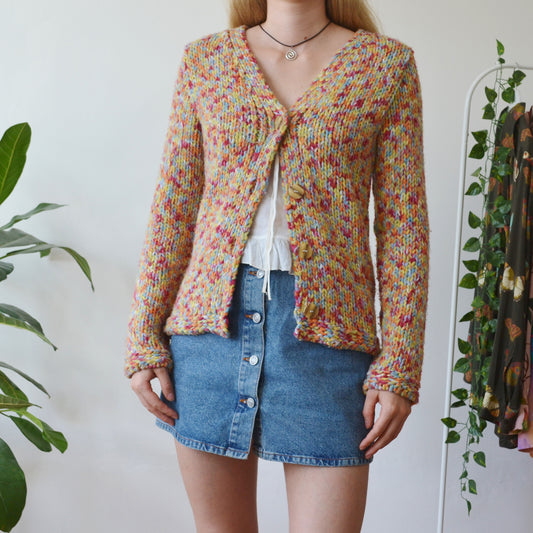 Rainbow knit cardigan uk 8