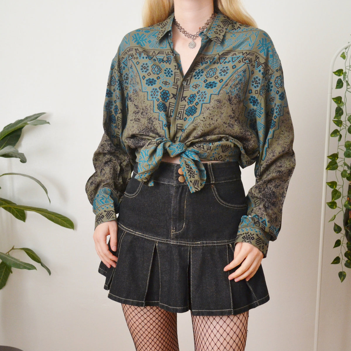 Vintage Boho Shirt L