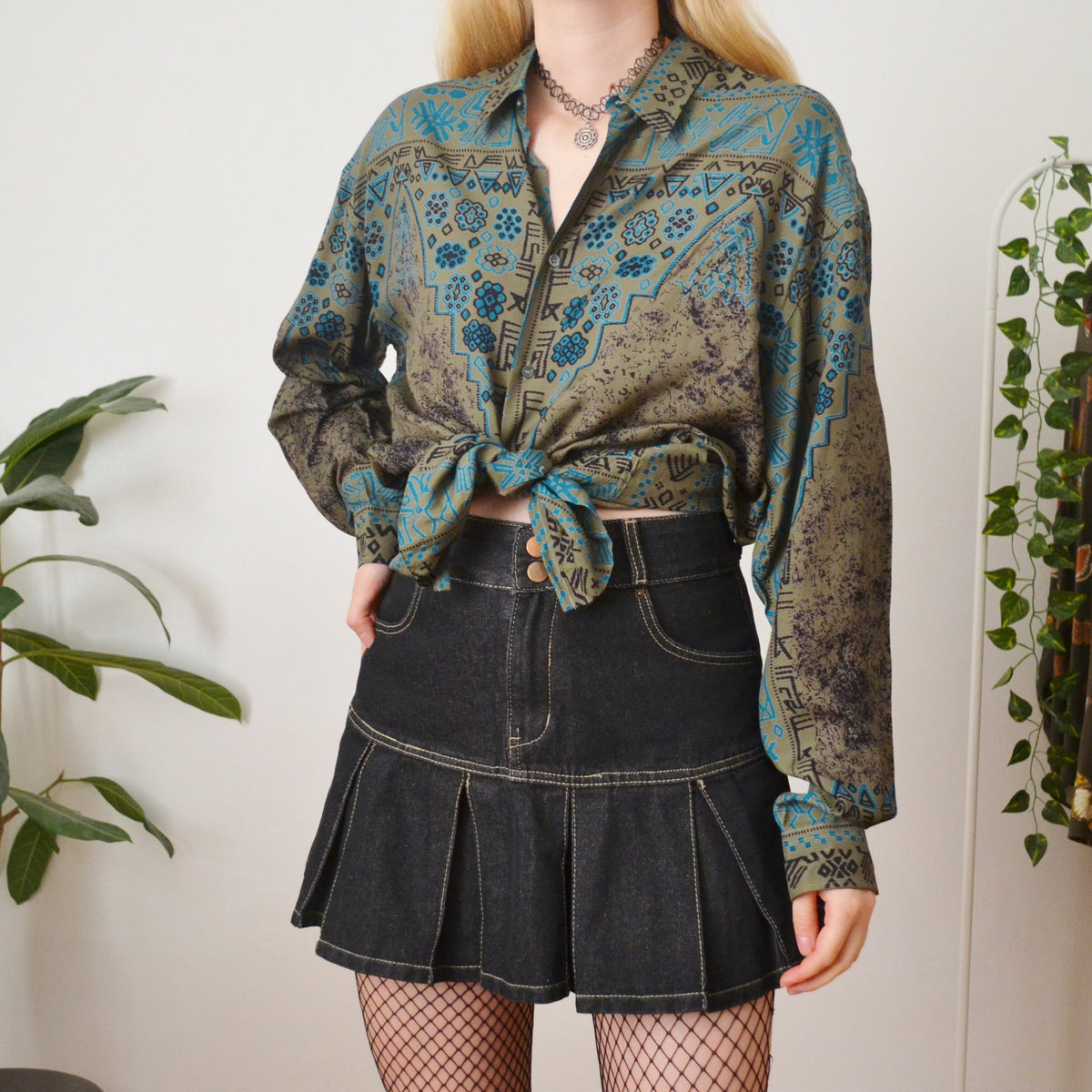 Vintage Boho Shirt L