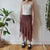 Vintage Floral Midi Skirt