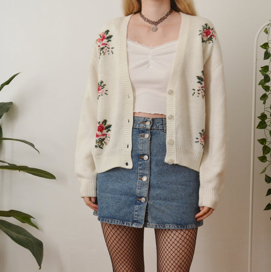 Floral cardigan