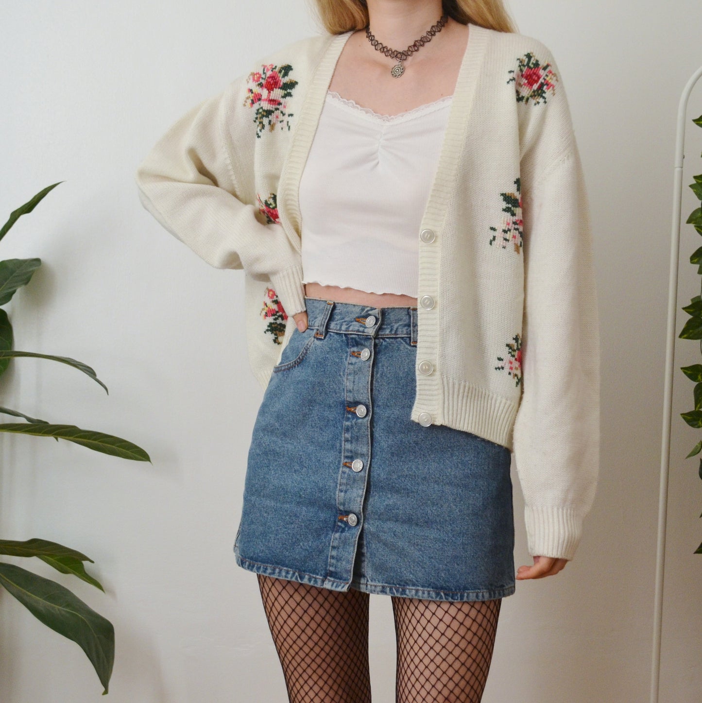 Floral cardigan