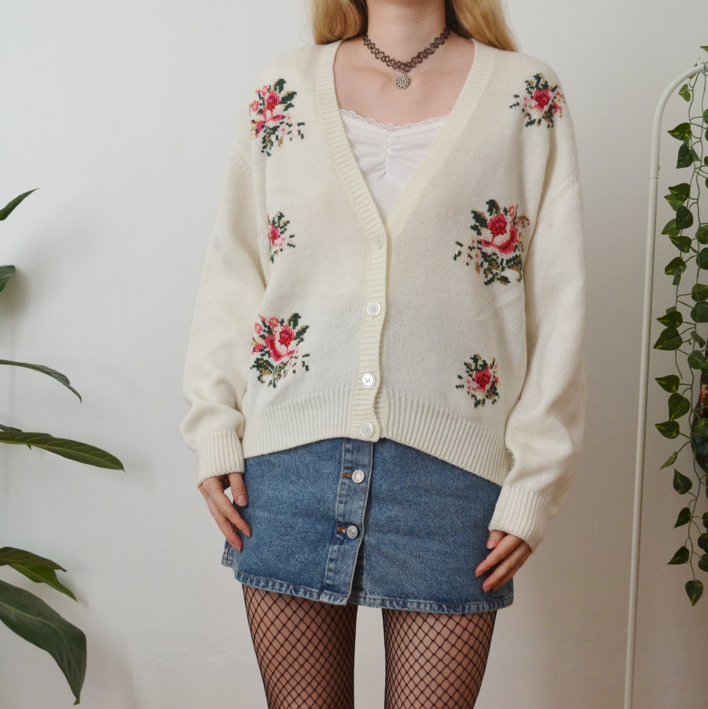 Floral cardigan