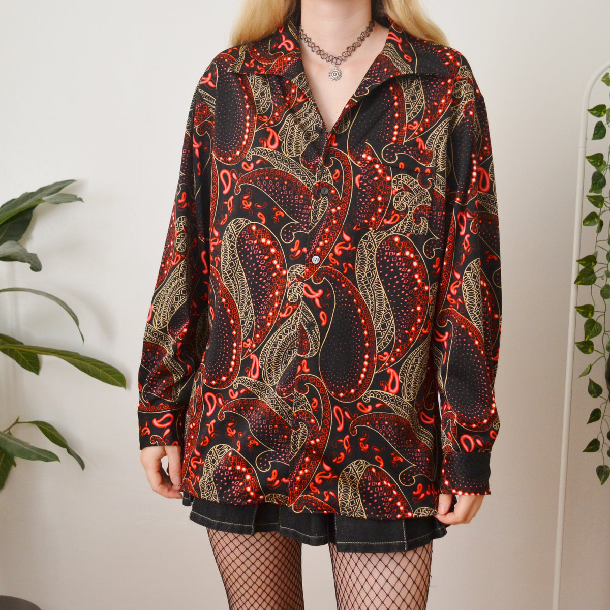Vintage Paisley Shirt L