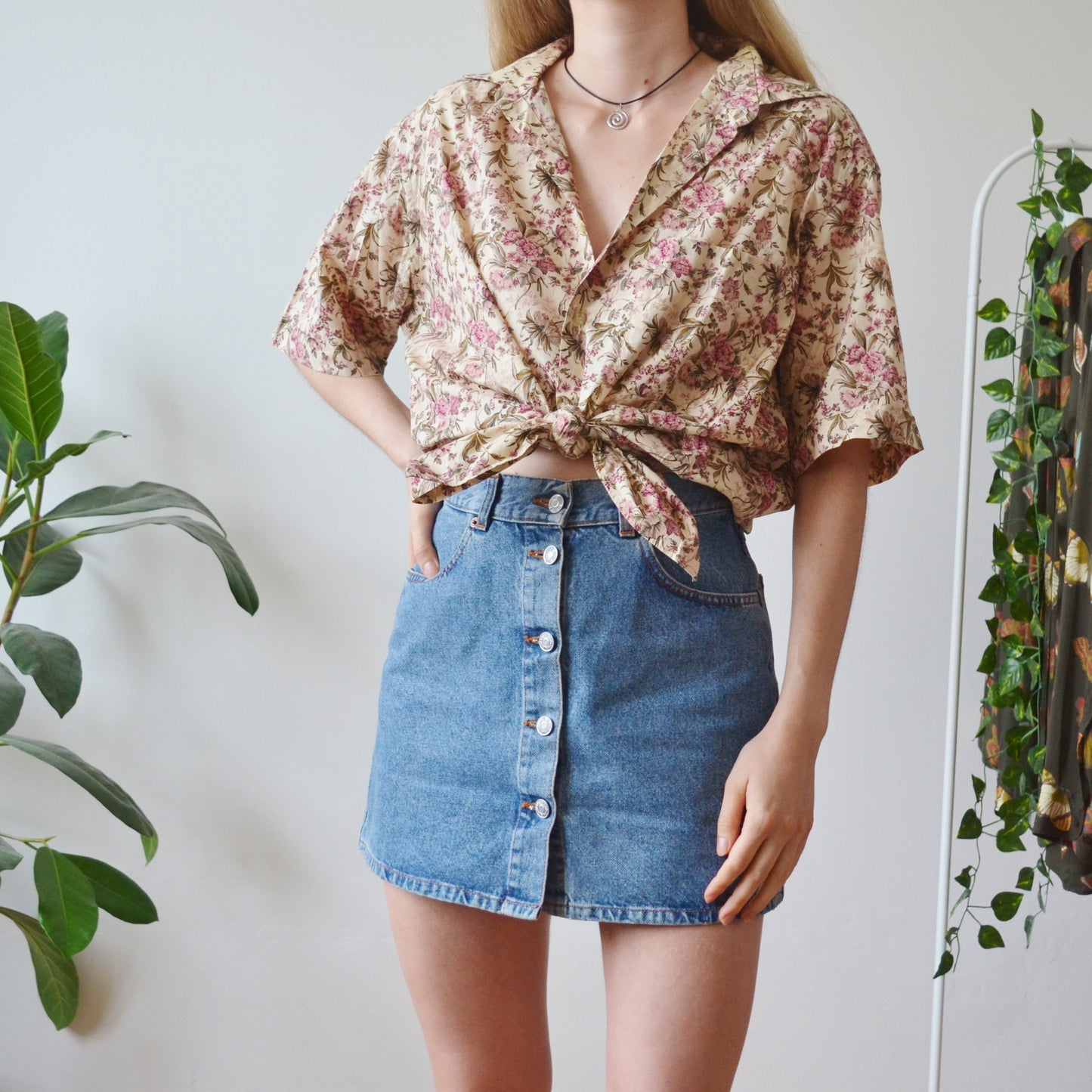 Floral blouse XL