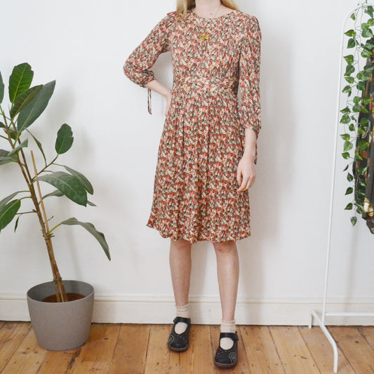 Vintage Floral Dress