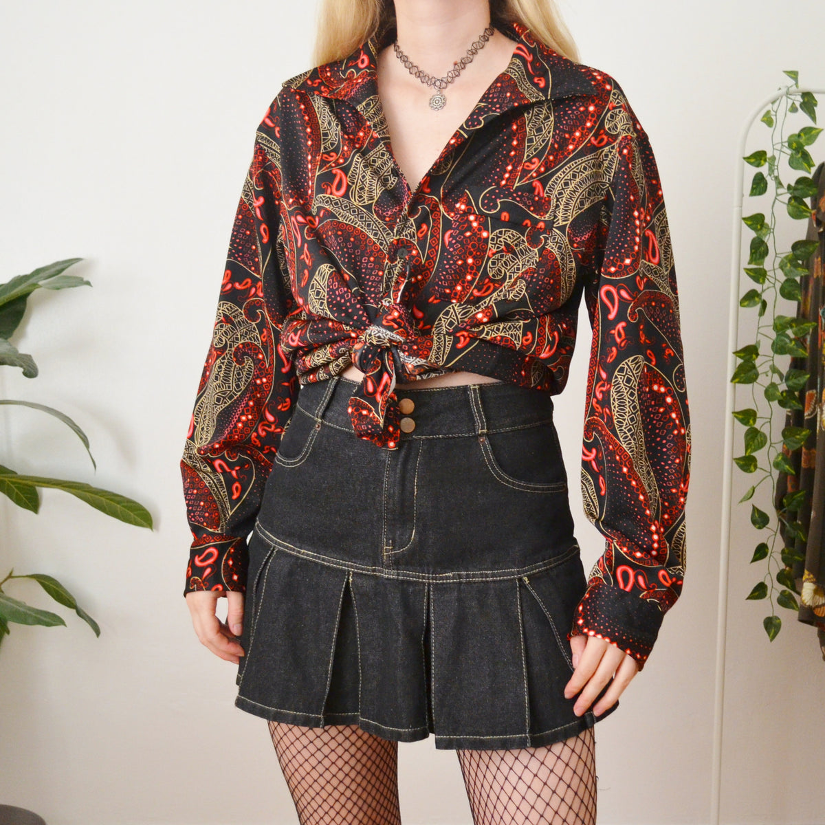 Vintage Paisley Shirt L
