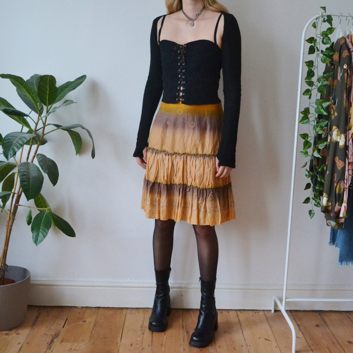 Vintage Ombre Skirt S