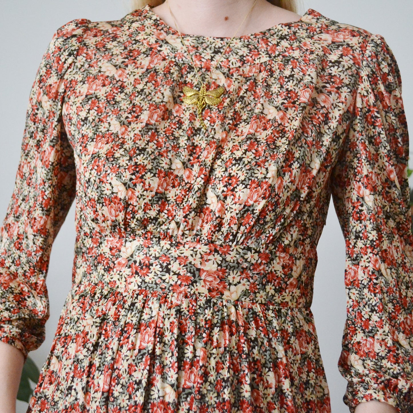 Vintage Floral Dress