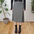 Vintage Monochrome Skirt M