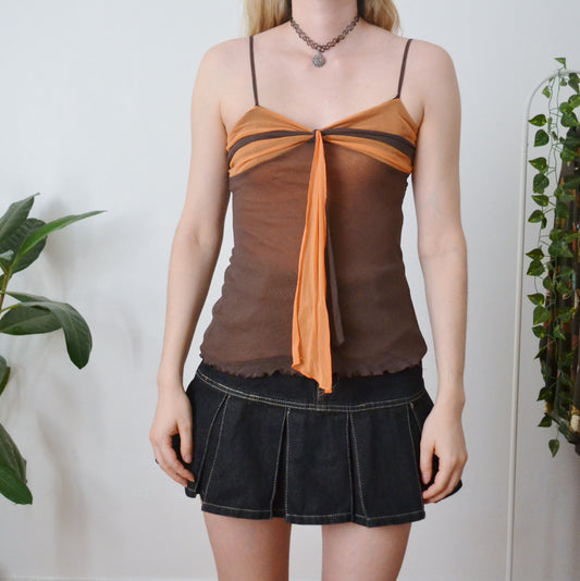 Vintage Brown Cami Top S
