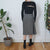 Vintage Monochrome Skirt M