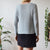 Blue zip up cardigan M