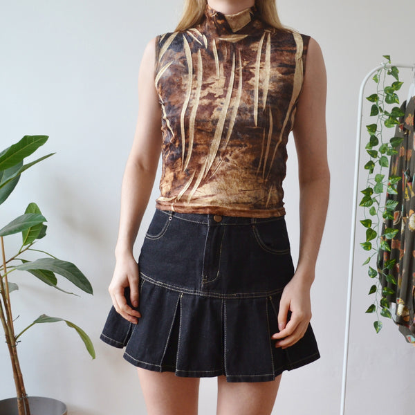 Vintage Velvet Top S