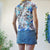 Zip up blouse M
