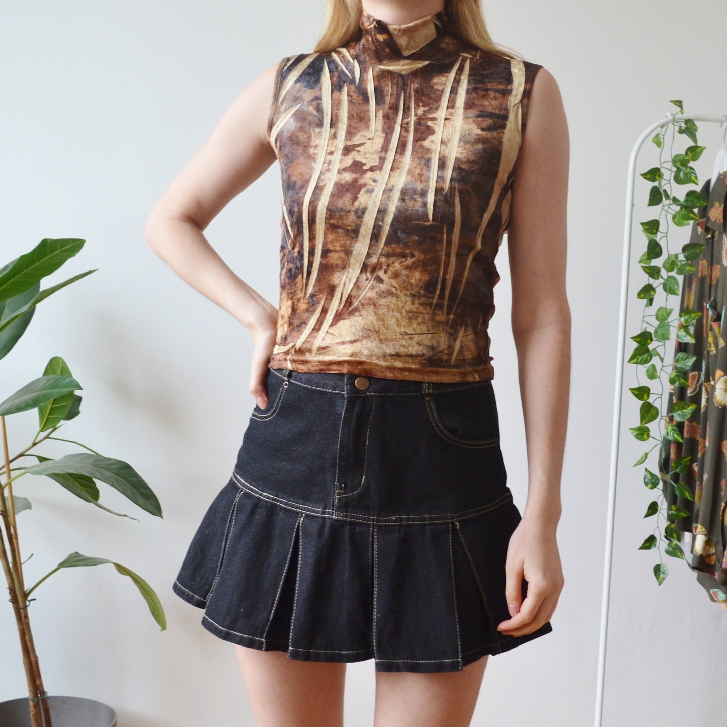 Vintage Velvet Top S