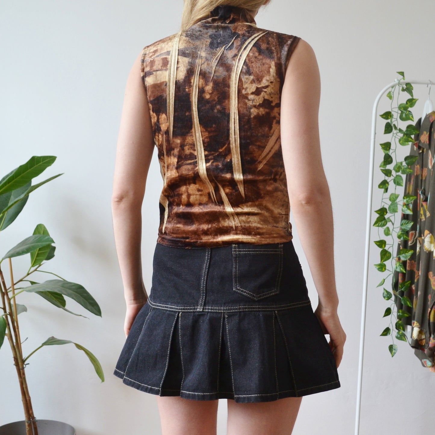 Vintage Velvet Top S