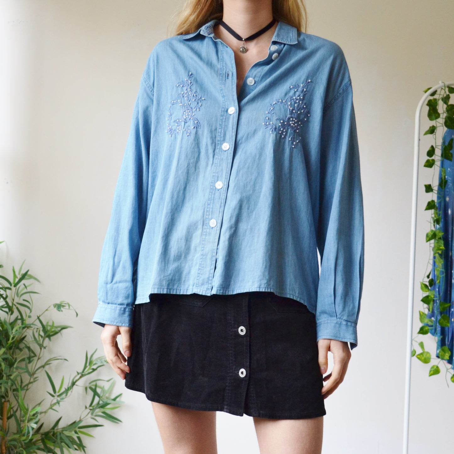 Denim shirt M