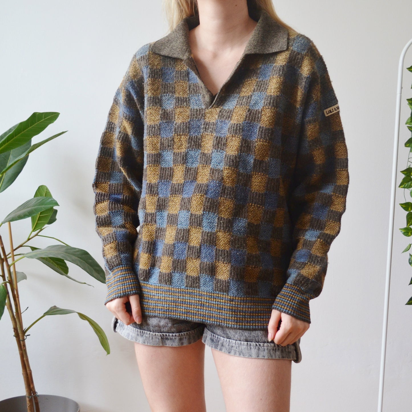 Vintage Collar Jumper L