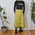 Vintage Green Floral Maxi Skirt XS