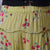 Vintage Green Floral Maxi Skirt XS